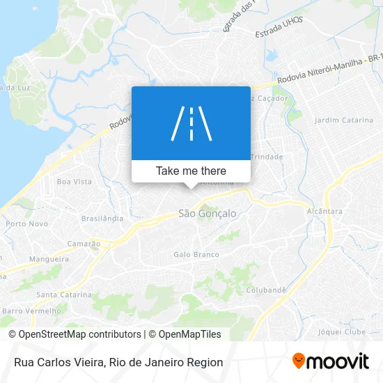 Rua Carlos Vieira map