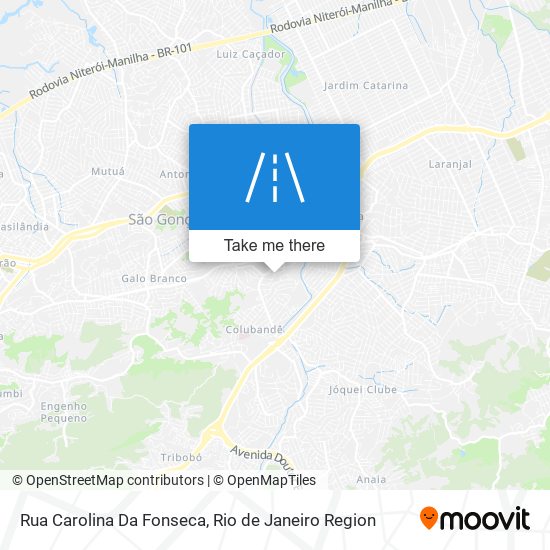 Mapa Rua Carolina Da Fonseca