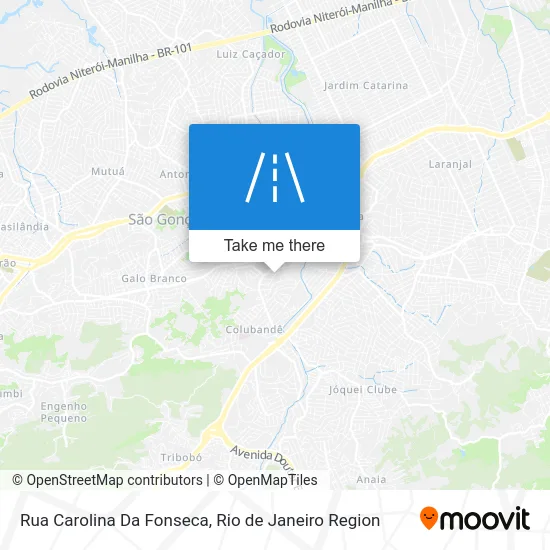 Rua Carolina Da Fonseca map