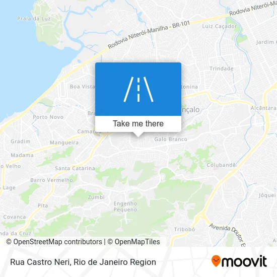 Rua Castro Neri map