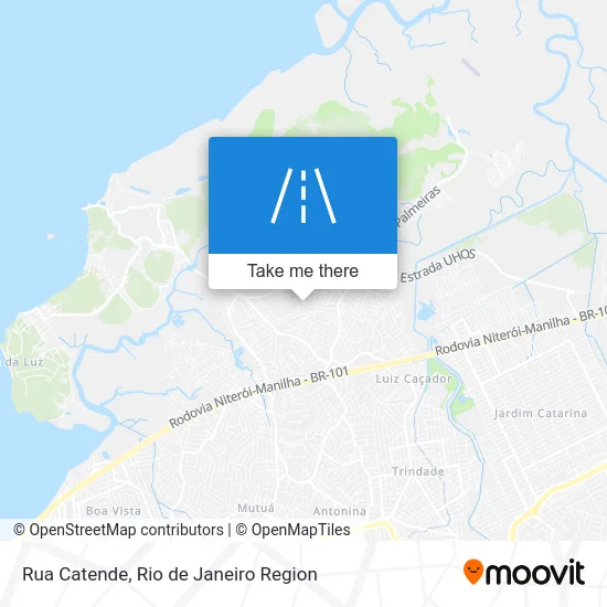 Rua Catende map