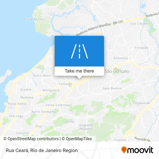 Rua Ceará map