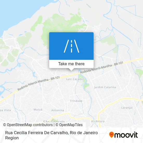 Rua Cecília Ferreira De Carvalho map