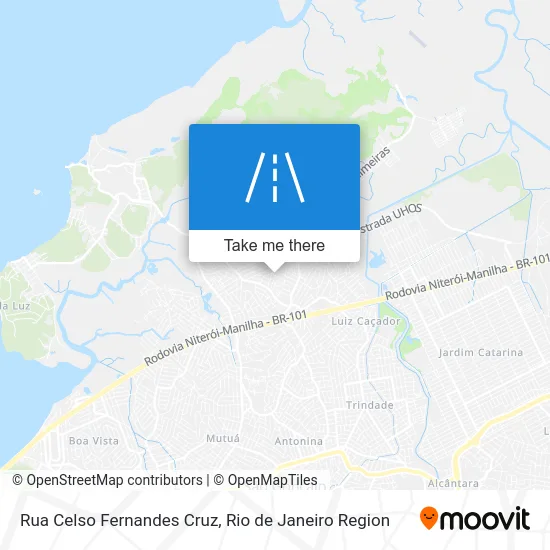 Rua Celso Fernandes Cruz map