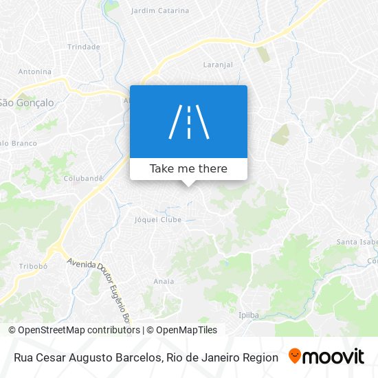 Mapa Rua Cesar Augusto Barcelos