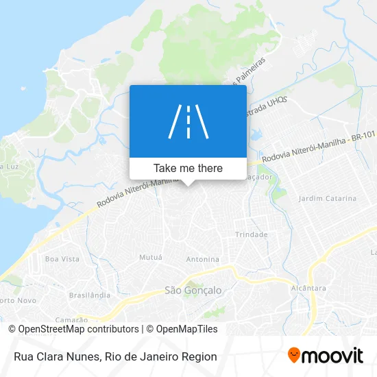 Rua Clara Nunes map