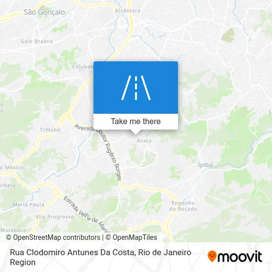 Rua Clodomiro Antunes Da Costa map