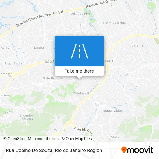 Rua Coelho De Souza map