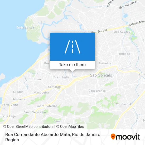 Rua Comandante Abelardo Mata map
