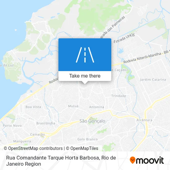 Rua Comandante Tarque Horta Barbosa map
