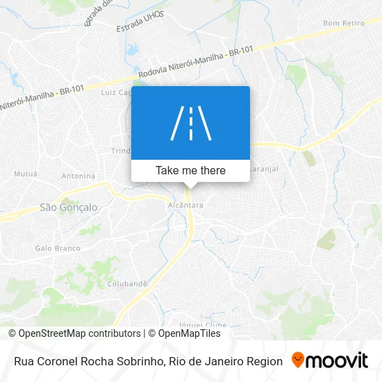 Rua Coronel Rocha Sobrinho map