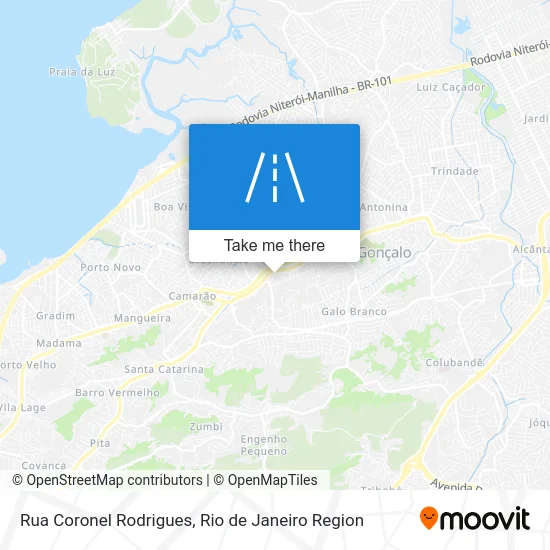 Rua Coronel Rodrigues map