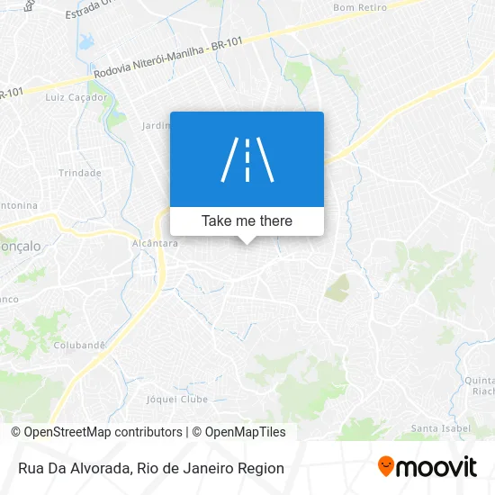 Rua Da Alvorada map