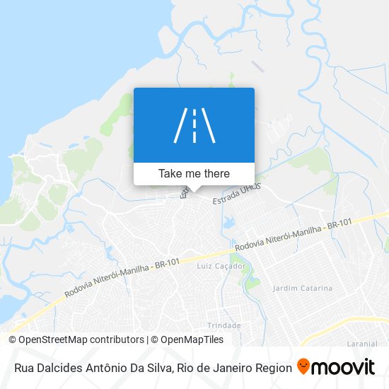 Rua Dalcides Antônio Da Silva map