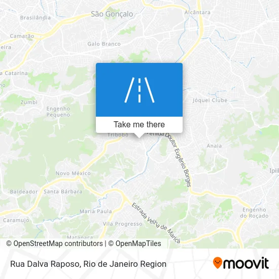 Rua Dalva Raposo map