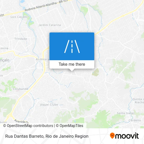 Rua Dantas Barreto map