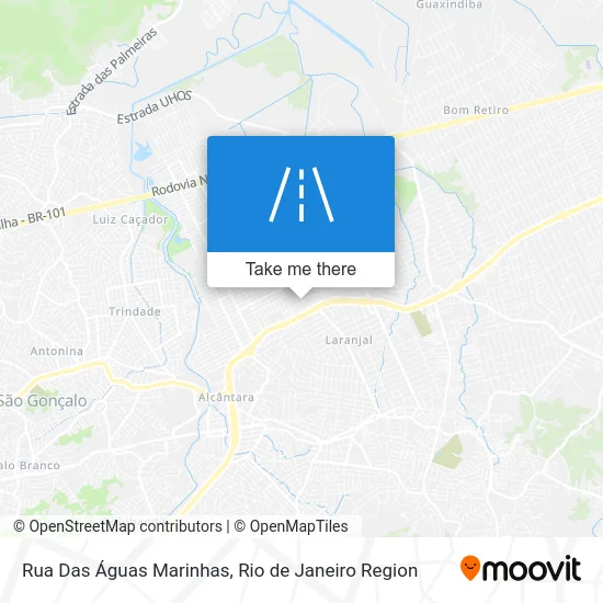 Rua Das Águas Marinhas map