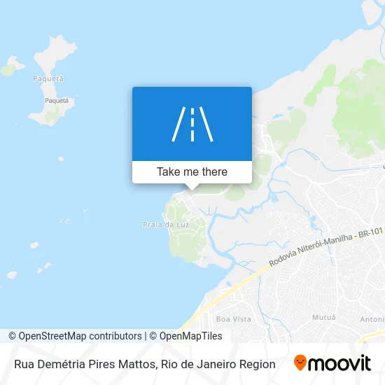 Rua Demétria Pires Mattos map