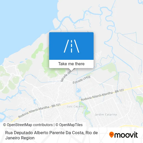 Rua Deputado Alberto Parente Da Costa map