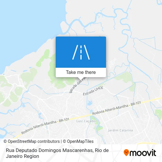 Rua Deputado Domingos Mascarenhas map