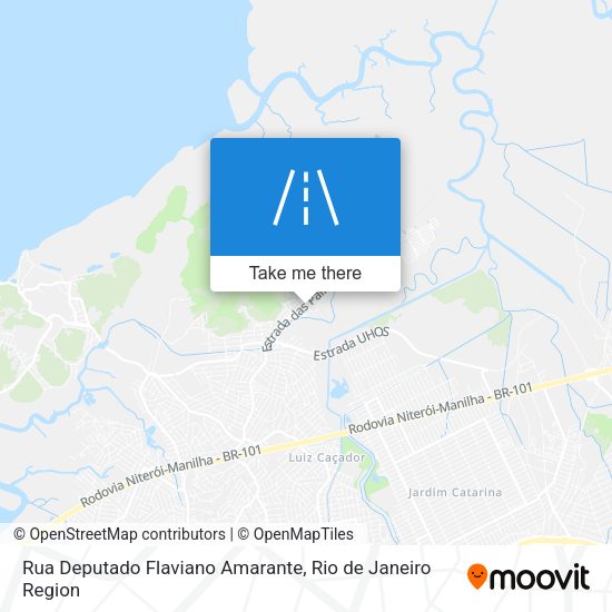 Rua Deputado Flaviano Amarante map