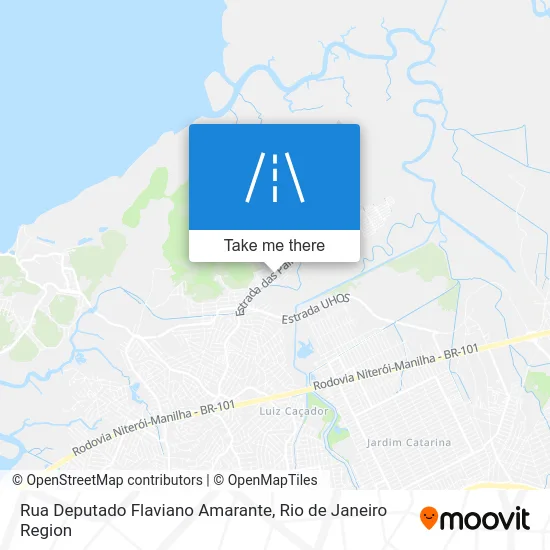 Rua Deputado Flaviano Amarante map