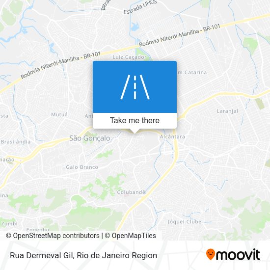 Rua Dermeval Gil map