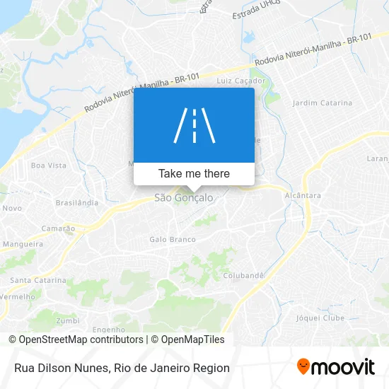 Rua Dilson Nunes map
