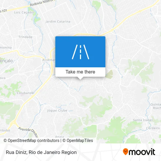 Rua Diniz map