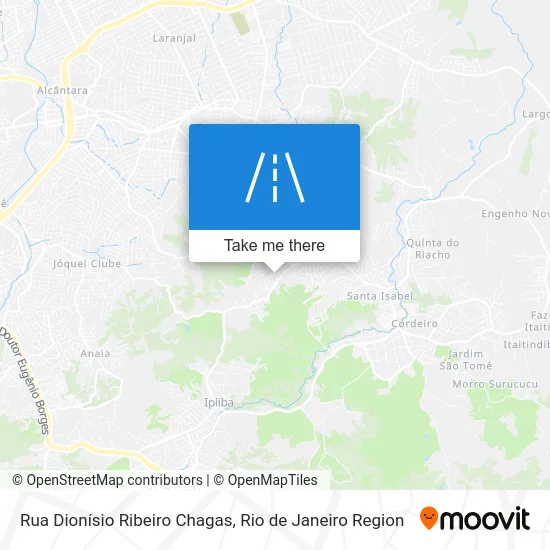 Rua Dionísio Ribeiro Chagas map