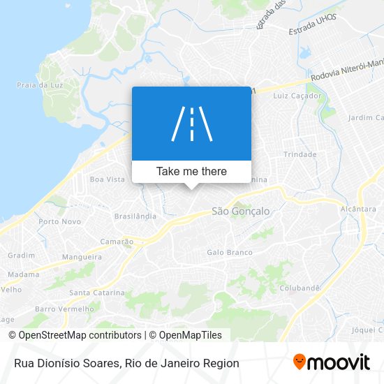 Rua Dionísio Soares map