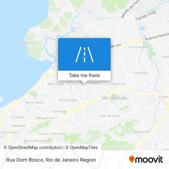 Rua Dom Bosco map