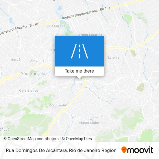 Rua Domingos De Alcântara map