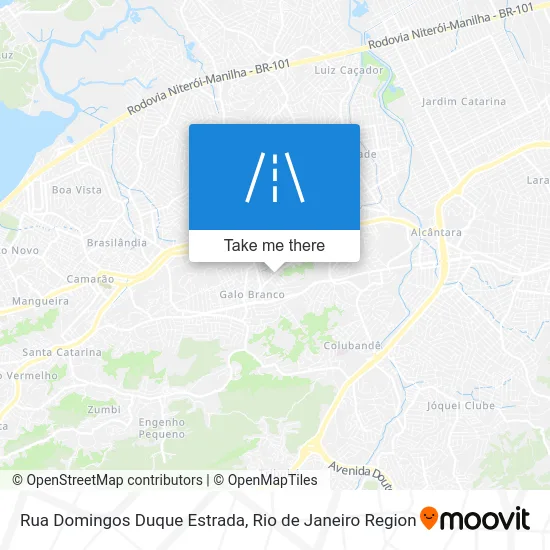 Rua Domingos Duque Estrada map