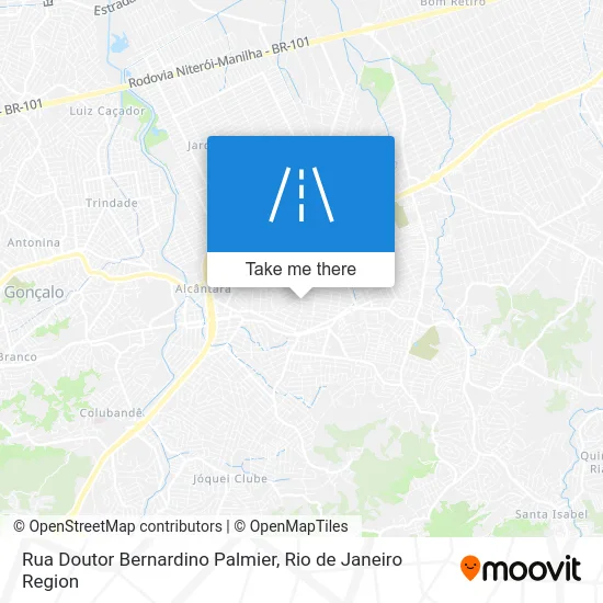 Rua Doutor Bernardino Palmier map