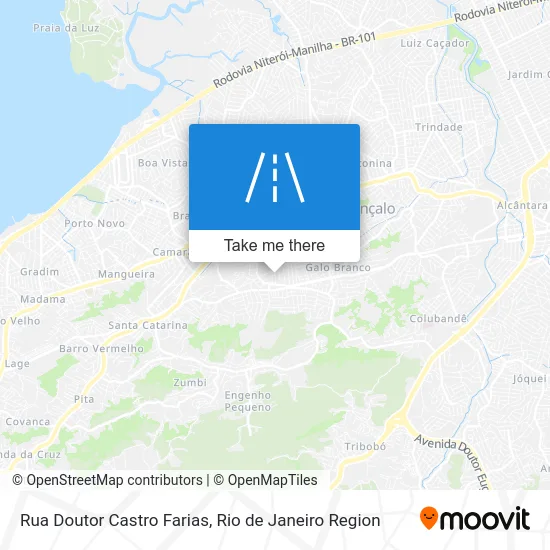 Rua Doutor Castro Farias map
