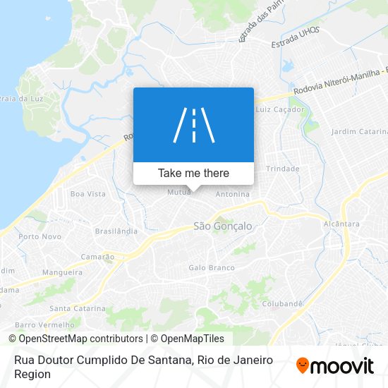 Rua Doutor Cumplido De Santana map