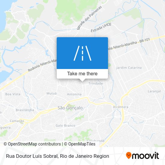 Rua Doutor Luís Sobral map