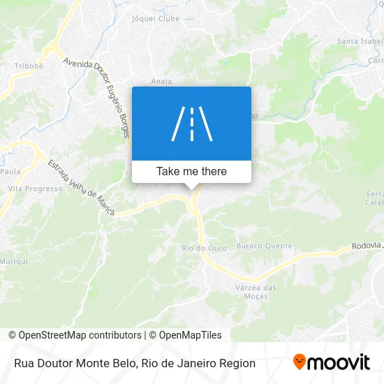 Rua Doutor Monte Belo map