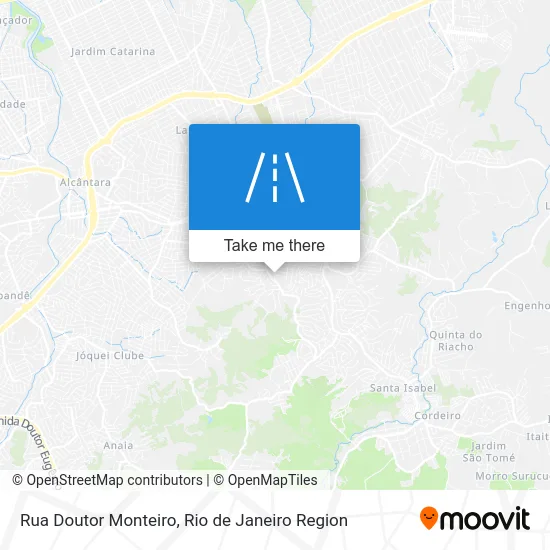 Rua Doutor Monteiro map