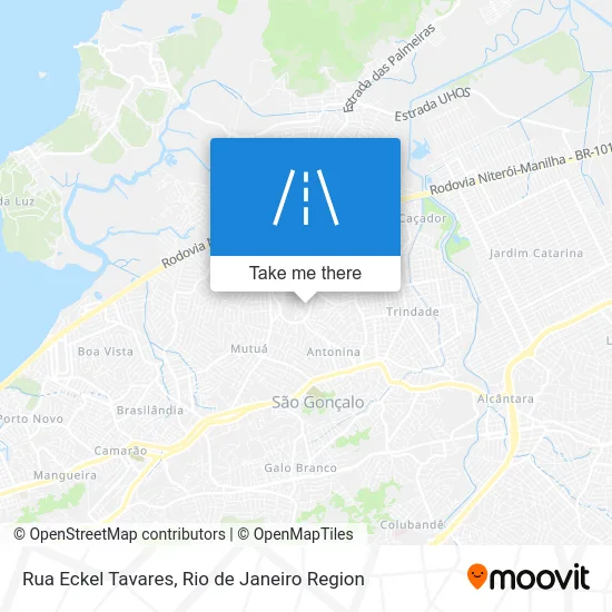 Rua Eckel Tavares map