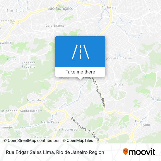 Rua Edgar Sales Lima map