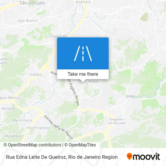 Rua Edna Leite De Queiroz map