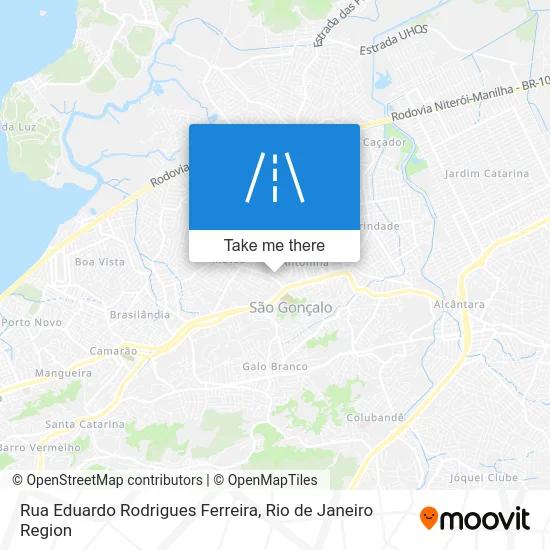 Rua Eduardo Rodrigues Ferreira map