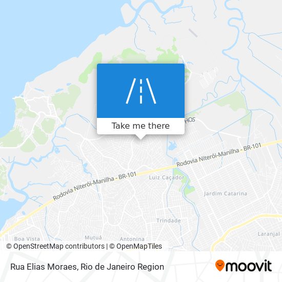 Mapa Rua Elias Moraes