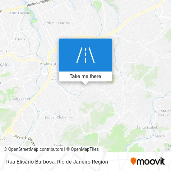 Rua Elisário Barbosa map