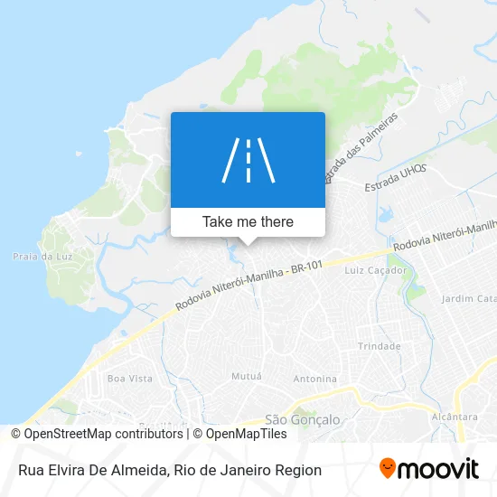 Rua Elvira De Almeida map