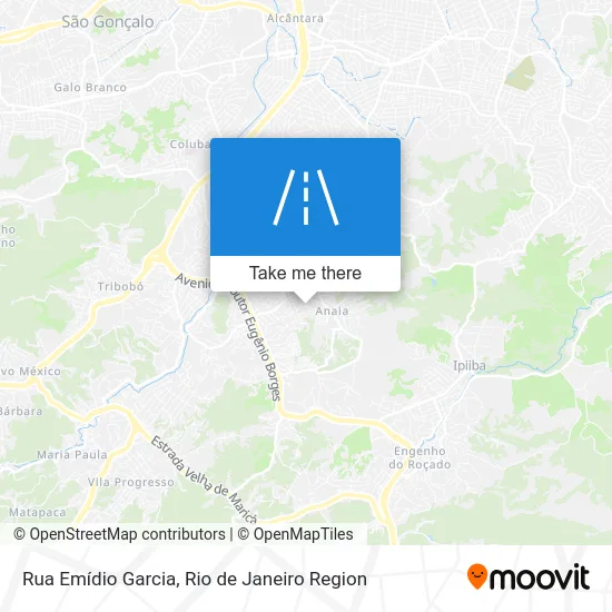 Rua Emídio Garcia map