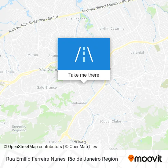 Rua Emílio Ferreira Nunes map