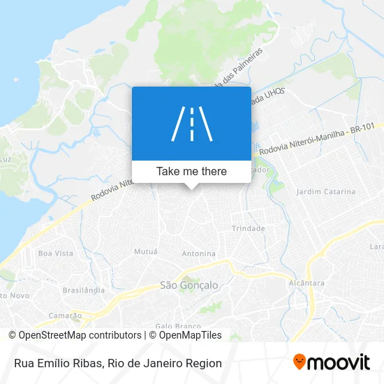 Rua Emílio Ribas map